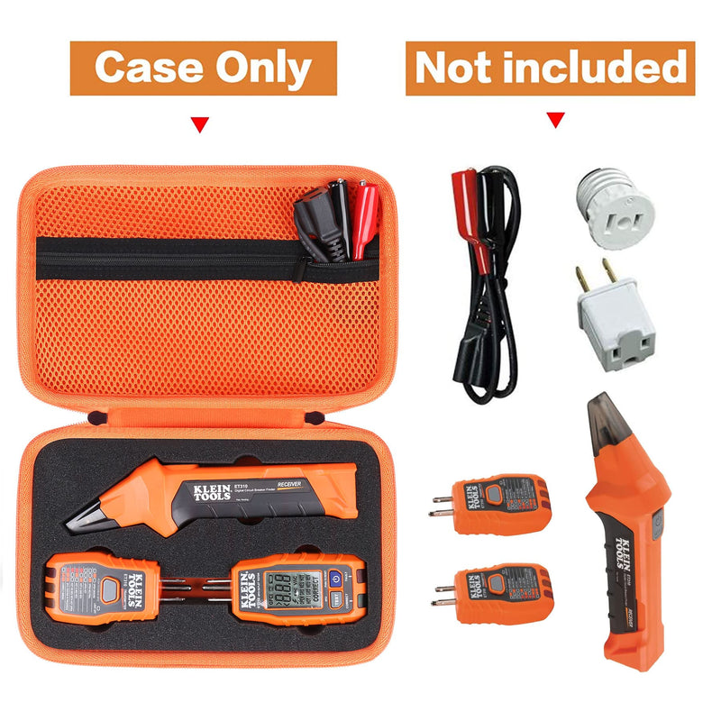 Aenllosi Hard Carrying Case Replacement for Klein Tools ET310 AC Circuit Breaker Finder GFCI Tester Tool Kit (Case Only) New Version