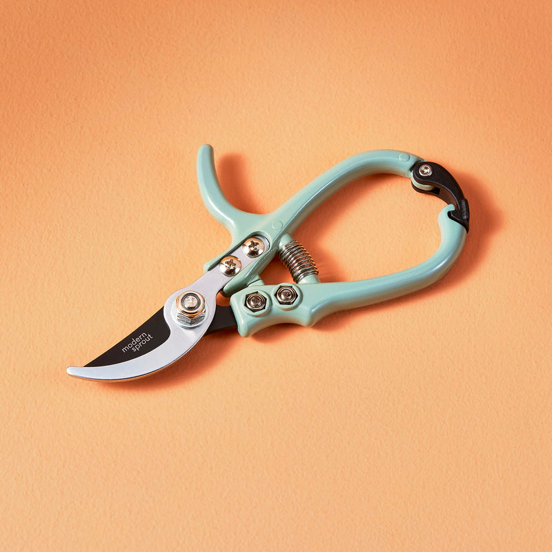 Modern Sprout Gardening Pruners, Lightweight, Durable, Green, One Size Sage