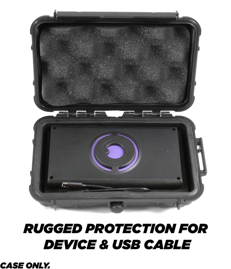 CASEMATIX Rugged Waterproof Imaging Sensor Case Compatible with Walabot DIY, DIY 2 in Wall Imager and Cables, Includes Case Only