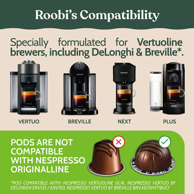 Roobi Nespresso Compatible Vertuo Cleaning & Descaling Kit. Includes 1 Bottle of Descaling Solution, 6 Cleaning Tablets and 1 Reusable Pod. Carbon Neutral Vertuoline Maintenance Kit. 6 Month Supply.