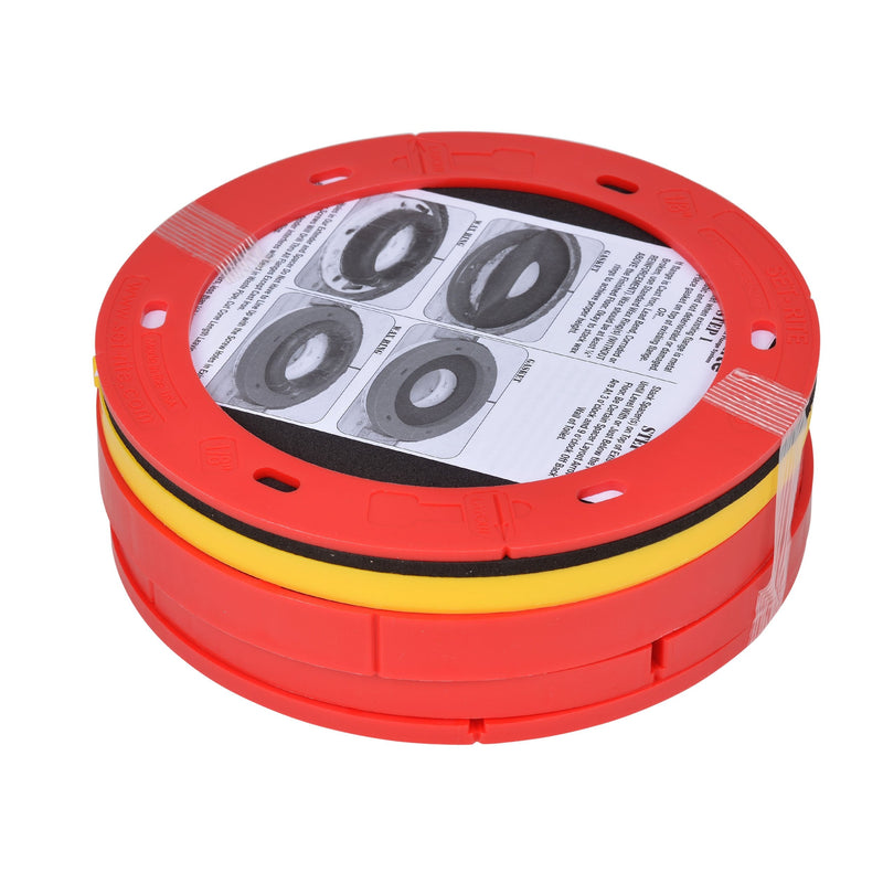 Oatey Toilet Flange Extender Kit 1/4- 1 5/8 in,Red and Yellow 1/4 in. to 1-5/8 in. Spacer