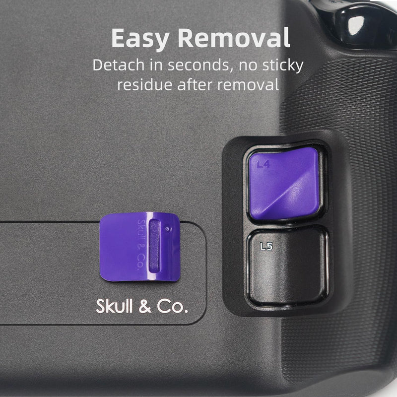 Skull & Co. Back Button Enhancement Set, Improvement Button Protection Kit for Steam Deck- OD Green, 4pcs