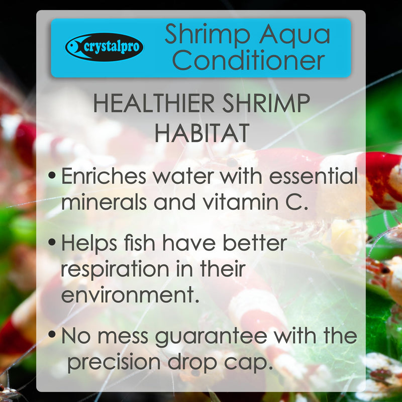 Shrimp Aqua Conditioner Treats 1250 Gallons - Concentrated Water Conditioner Neutralizes Chlorine and Ammonia (4.2 Oz-125 ml) for Freshwater Invertebrate Tanks – Caridina & Neocaridina