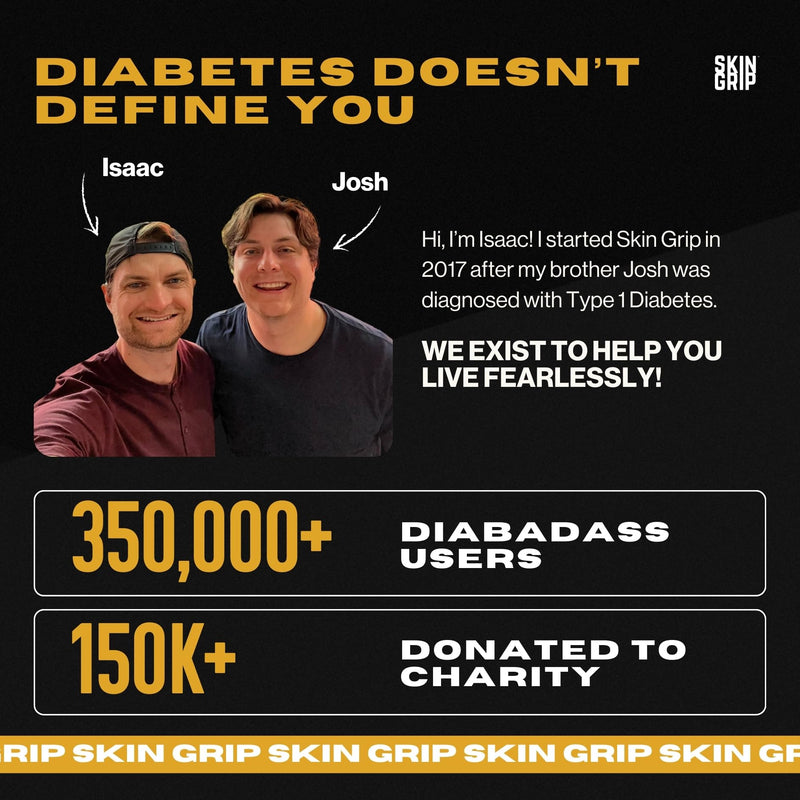 Skin Grip Freestyle Libre 3 Sensor Covers- Waterproof & Sweatproof Adhesive Patches for 10-15 Days (Not for Libre2), Pre-Cut Continuous Glucose Monitor Diabetic Sensors Cover - 20 Pack, Tan