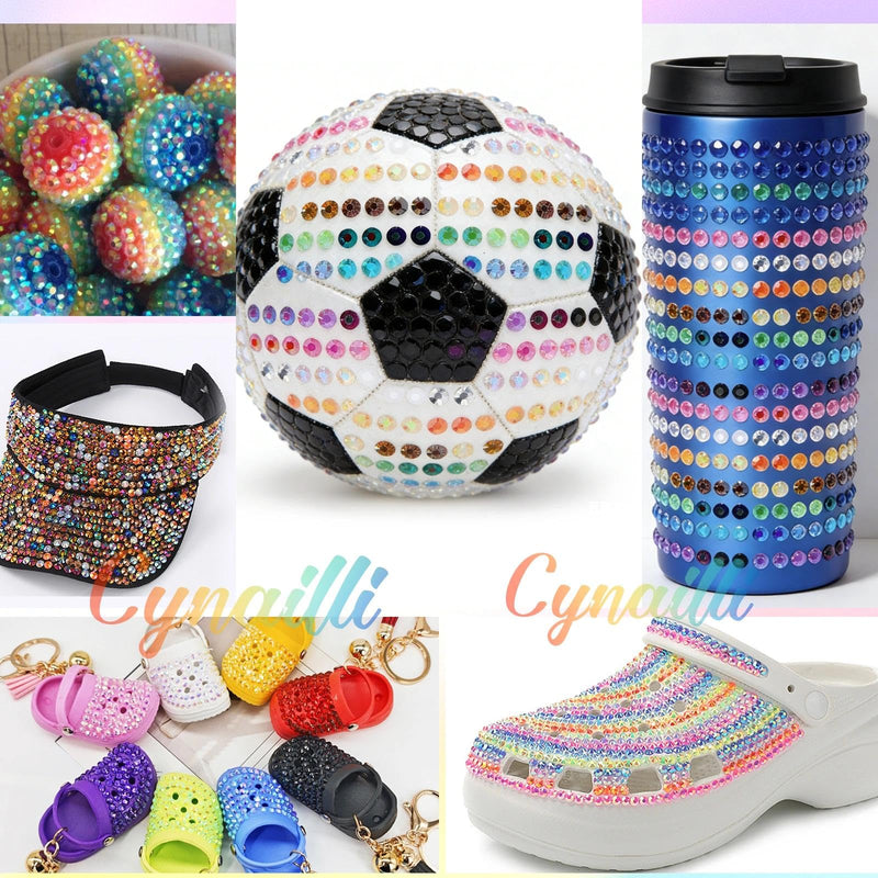 32000Pcs 3MM Colors Flatback Rhinestones for Bedazzling, Jelly Resin Crystal Rhinestones Gems, Colorful Gems Bedazzling for Crafting DIY Face Makeup Crafts Tumblers 3mm Jelly