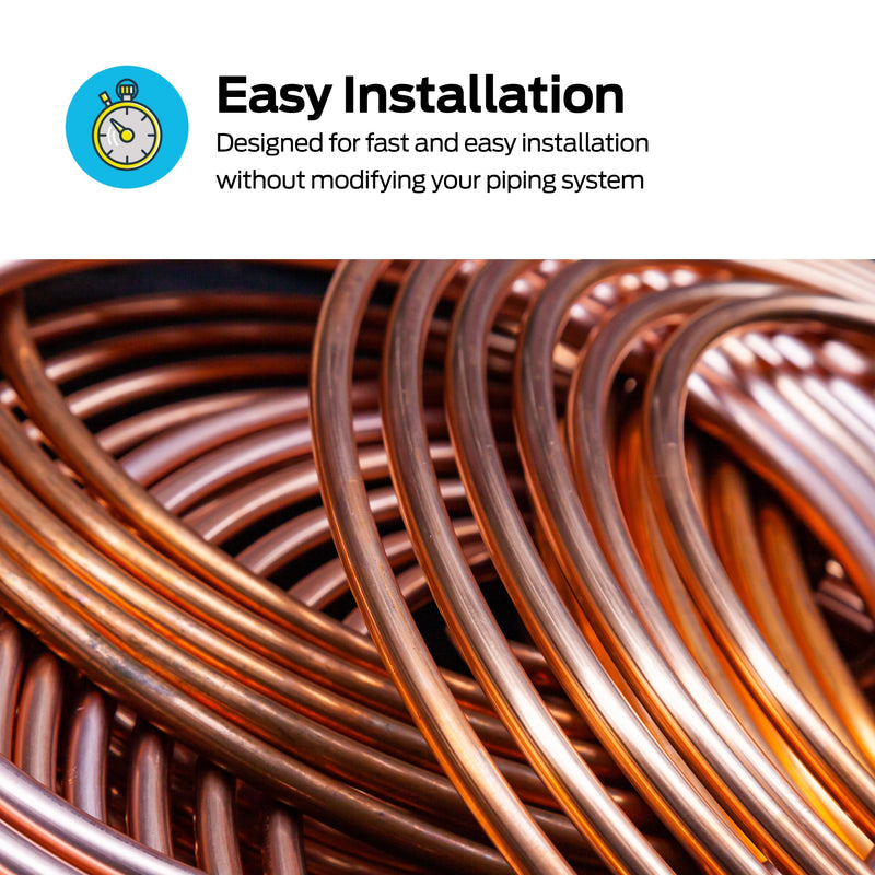 Eastman Ice Maker Installation Kit, 1/4 Inch x 15 Foot Copper Tube, 48398