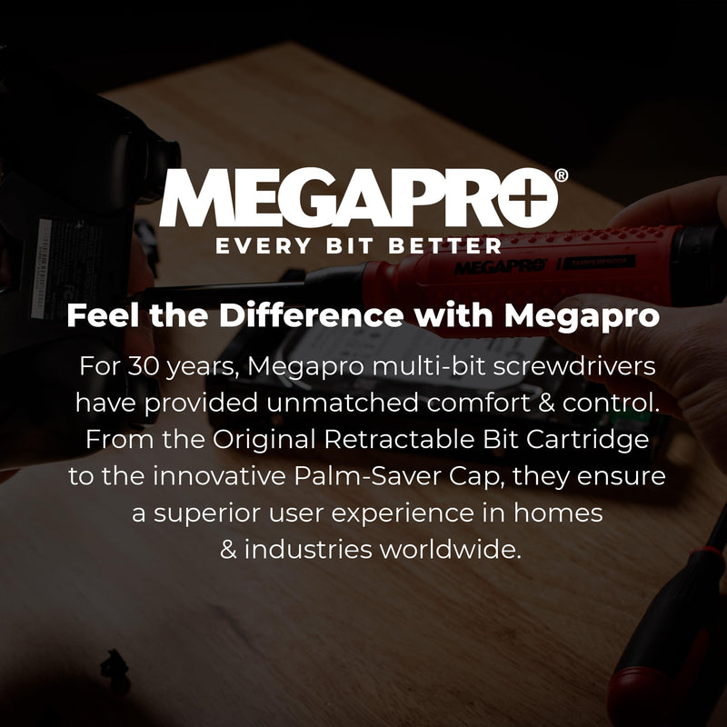 151TP - Tamperproof 15-in-1 Multi-bit Screwdriver (Black/Red)