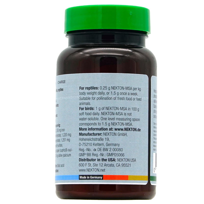 Nekton MSA High-Grade Mineral Supplement for Pets 80gm 80gm / 2.8oz - PawsPlanet Australia