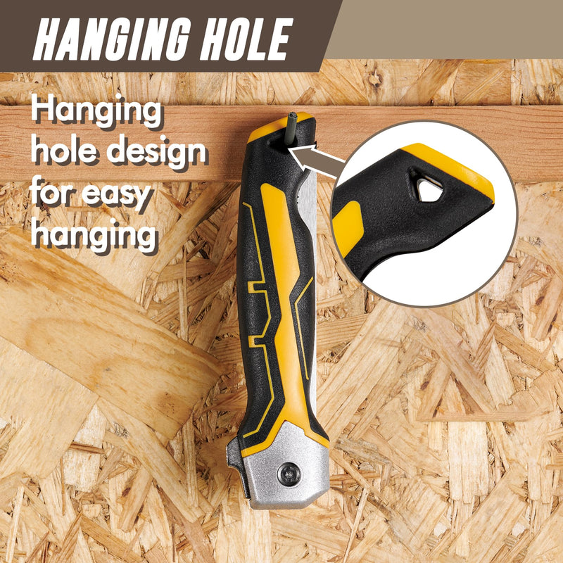 KATA Folding Jab Saw/Drywall Saw, Sheetrock Saw with Soft Grip Handle, Hand Saw, Hacksaw with 65Mn Steel Blade for Wallboard, Plywood and PVC