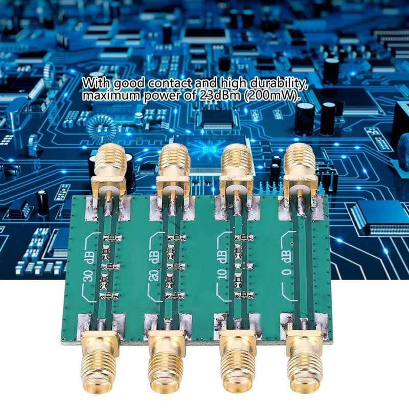 DC-4.0GHz RF Fixed Attenuator SMA Double Female Head Radio Frequency Fixed Attenuator Module Board Elecrtonic Components