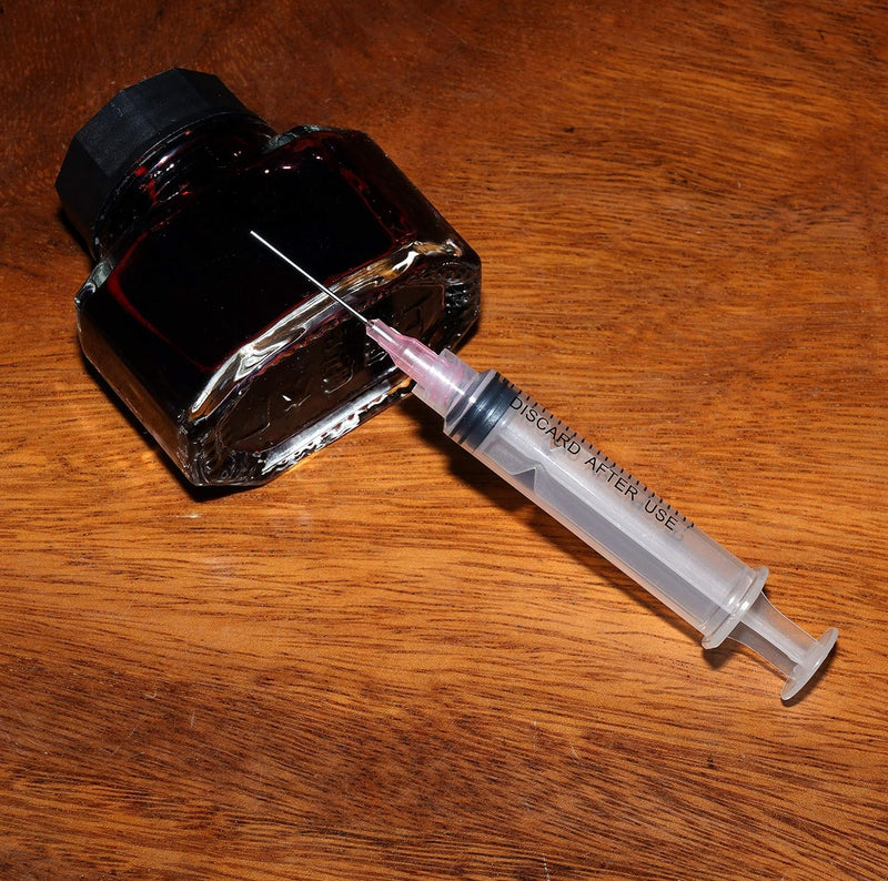 5 Pack 5ML/CC Premium Ink Filling Syringe with Blunt Needle Tip for Fountain Pen