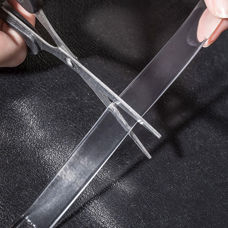 Cabinet Door Bumper, Glass Table Top Anti Slip Pads, Self Adhesive Bumpers Stripes Anti Collision Transparent Cabinet Door Bumper for Door Handles Refrigerator Doors