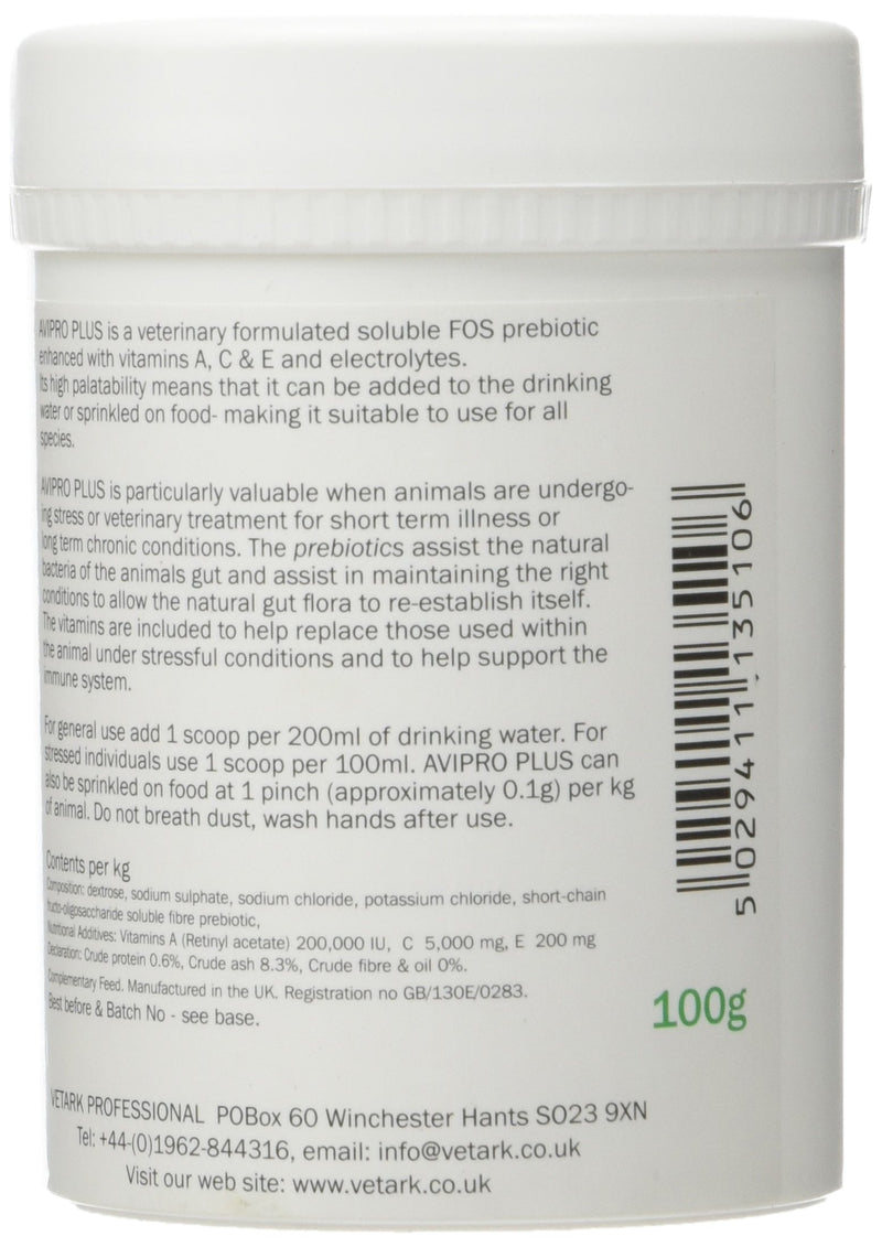 Vetark Avipro Plus 100g - PawsPlanet Australia