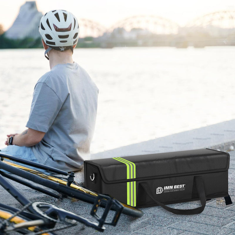 Ebike Battery Bag Fireproof, Waterproof & Explosion-proof Lipo Safe Bag for Storage, transport, charging 19.5 inch