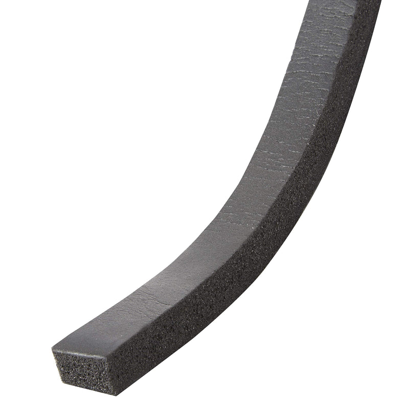 Frost King R338H Self-Stick Rubber Foam Weatherseal, 3/8"W, 3/16"T, Black|Blacks