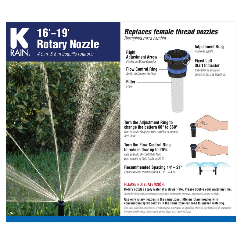 AMZ-RN200-ADJ-6PK Fully Adjustable Rotary Nozzles – 16’-19’, 6 Pack - NewNest Australia