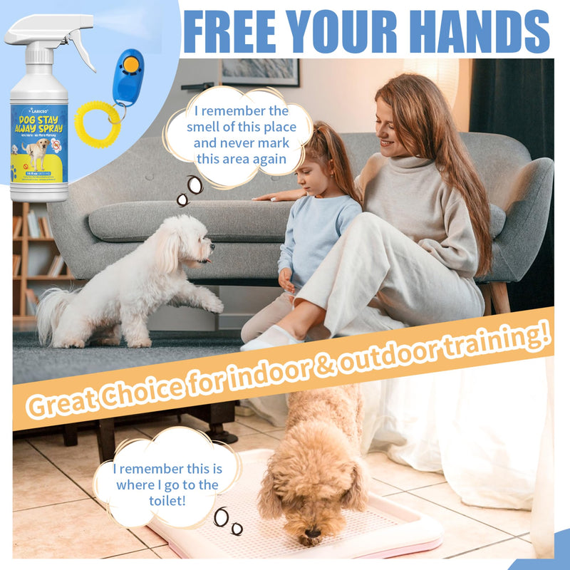 16oz Gentle Formula for Encouraging Outdoor Potty Breaks in Dogs - Reduces Dogs Wrong Marking - Dog Housebreaking Aid – Supports Proper Potty Habits 16.0 Fl Oz