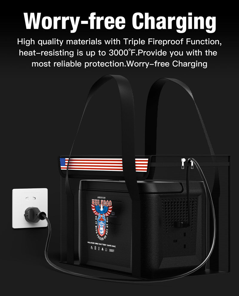 12V 100Ah LiFePO4 Lithium Battery Fireproof Safe Bag Large Capacity Explosion-Proof Container LiPO Guard Protective Case Waterproof Storage Box(14 * 9.5 * 7.8inch) 14 * 9.5 * 7.8 inch 100ah Lithium Battery Bag