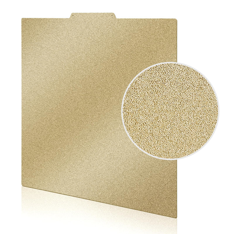 PEI Build Plate for Neptune 3 Plus/Neptune 4 Plus, 330 x 330mm Double Sided Textured Steel Sheet No Sticker Base, Spring Removable Flexible Print Bed for X5SA/X5SA PRO A30/A30 Pro Qid1 X-Max3