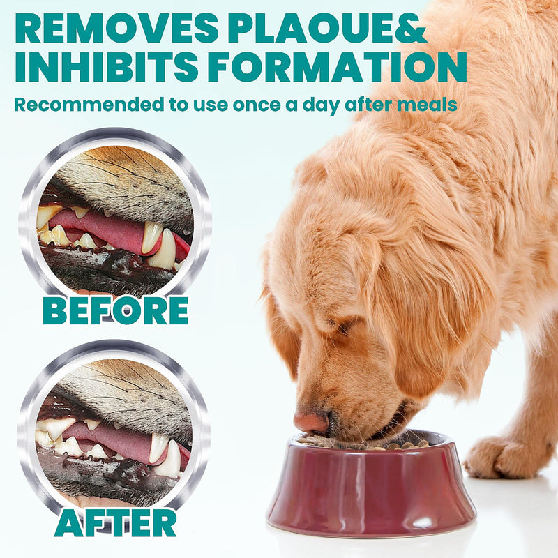 MEDUWEDU Peach Oral & Facial Care Kit – Finger Dental Wipes + Cotton Swabs for Dogs & Cats