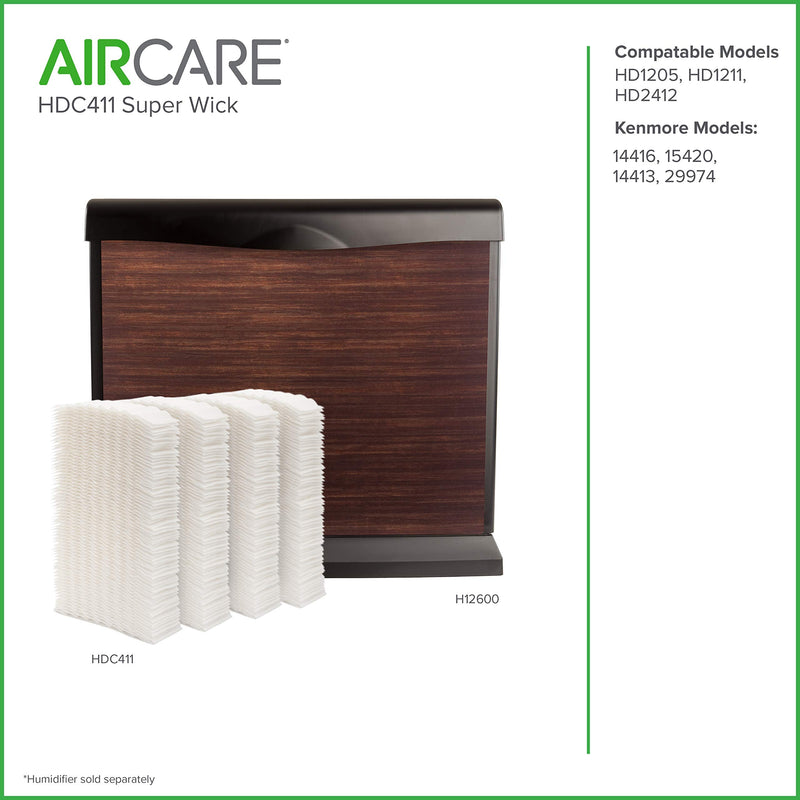 AIRCARE HDC411 Replacement Humidifier Wick, 4-Pack (1) 1