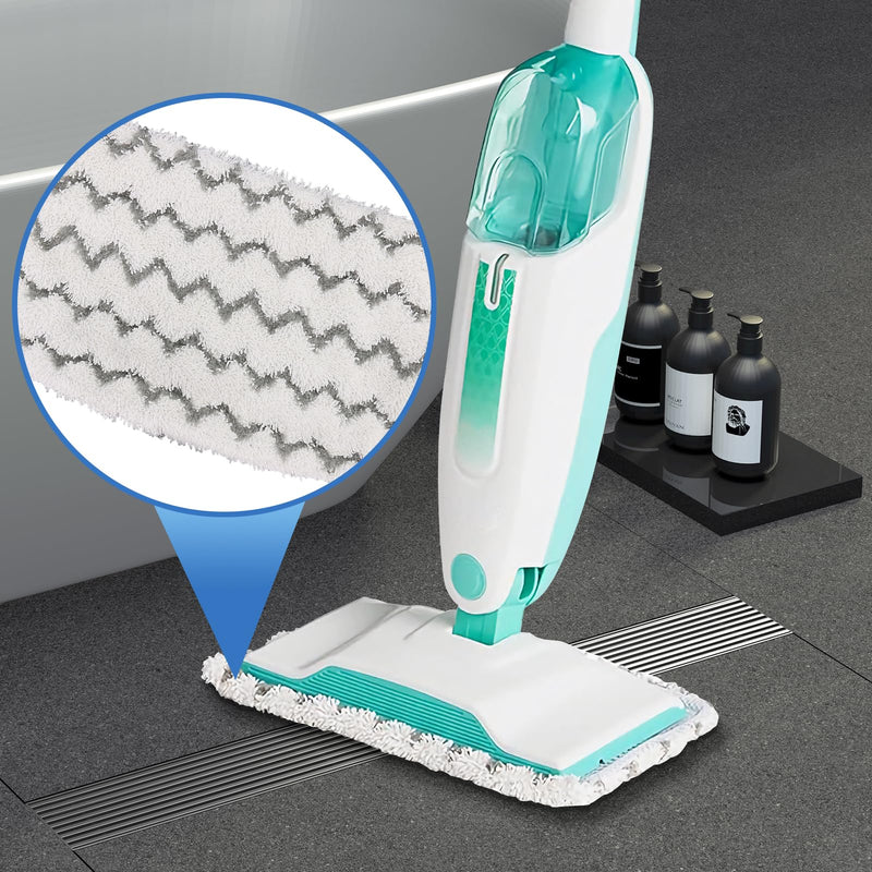 6 Pack Microfiber Steam Mop Pads Replacement for Shark Steam Mop S1000, S1000A, S1000C, S1000WM, and S1001C, Dirt Grip Cleaning Pads