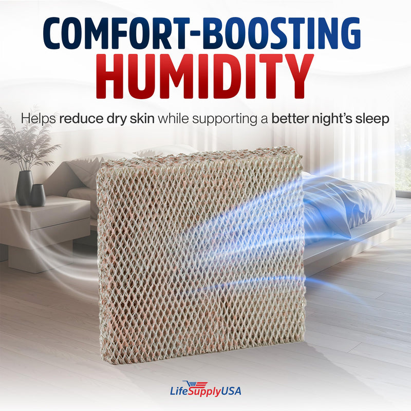 LifeSupplyUSA Humidifier Filter Replacement Water Panel Evaporator Compatible with Aprilaire # 35, 350, 360, 560, 568, 600, 700, 760, 768 10" x 13.5" x 2"