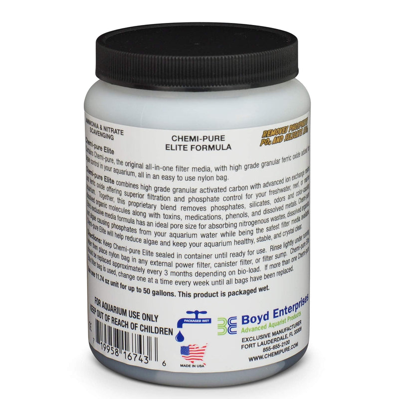Boyd Enterprises ABE16743 Chemipure Elite for Aquarium, 11.74-Ounce 11.74 oz (Pack of 1)