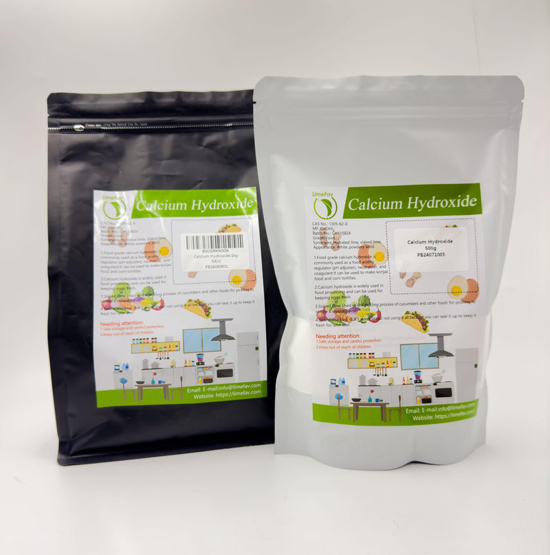 Food Grade Calcium Hydroxide of 96%+ Purity, CAS NO.: 1305-62-0(500g/17.6oz) 500g