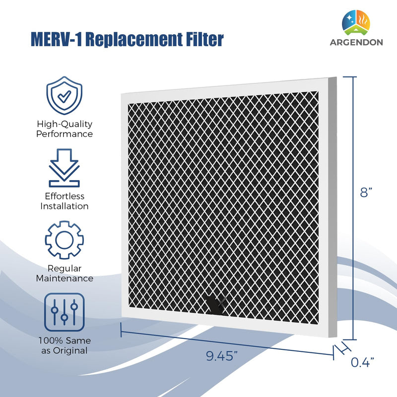ARGENDON MERV-1 Filter Replacement Filter for Crawl Space & Basement Dehumidifier Shield 35P & Shield 35M(1Pack)