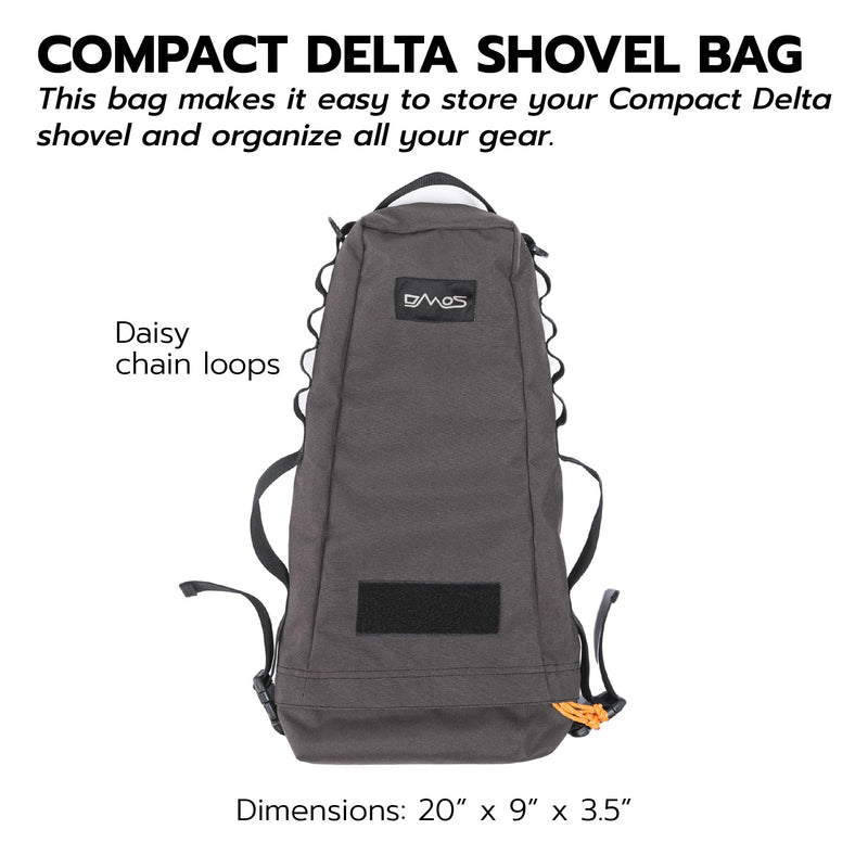 DMOS Shovel Bag - Heavy-Duty Handled Water-Resistant Carry & Storage Bag Shovels - Alloy - Delta Compact Delta Compact - Alloy
