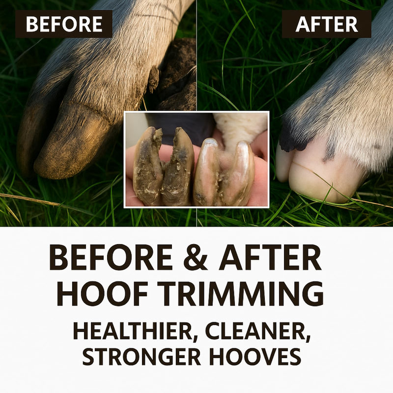 Goat Hoof Trimmers and Farrier Shears – Versatile Hoof, Wire, and Pipe Cutting Tool for Livestock – (Silver-Red 1pack)