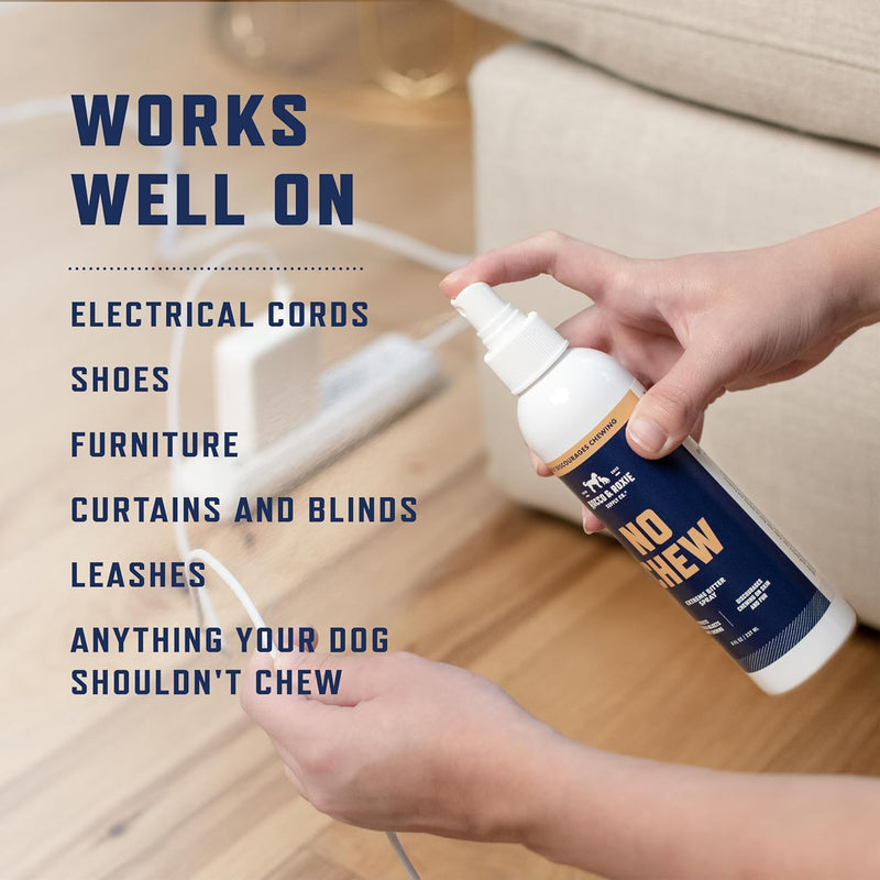 Rocco & Roxie No Chew Spray for Dogs - More Bitter Than Apple Pet Corrector – Dog Training Essentials to Stop Chewing – Best Alcohol Free Anti Chew Puppy Deterrent Formula for Puppies and Cats 8 oz - NewNest Australia