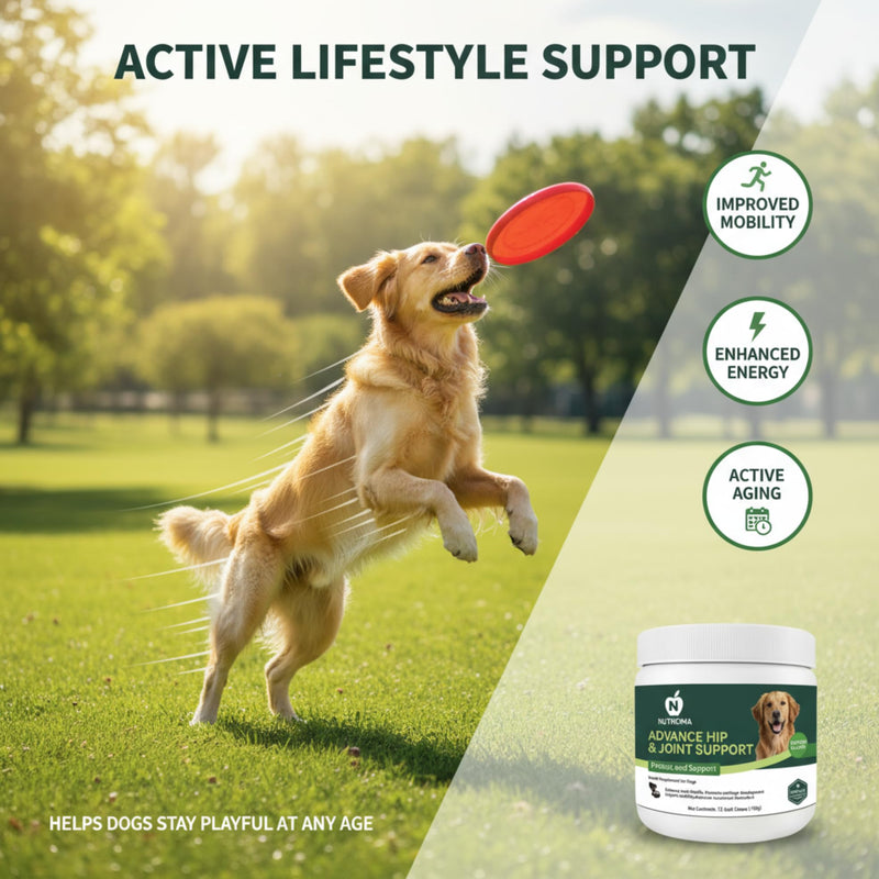 Dog Joint Supplement – Advanced Hip & Joint Support Soft Chews with Glucosamine, Chondroitin, MSM, Omega 3 & Green Lipped Mussels – Chicken Flavor Mobility & Cartilage Health – 72 Count