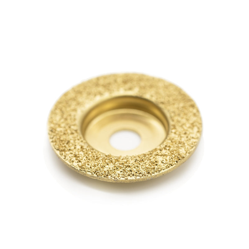 Gold Fine Grit 2" Disc - Precision Hoof Trimming Disc for Smooth Finishing - Great for Goats, Horses, Sheep, Pigs, & Cattle - Replacement for Hoof Boss Tools