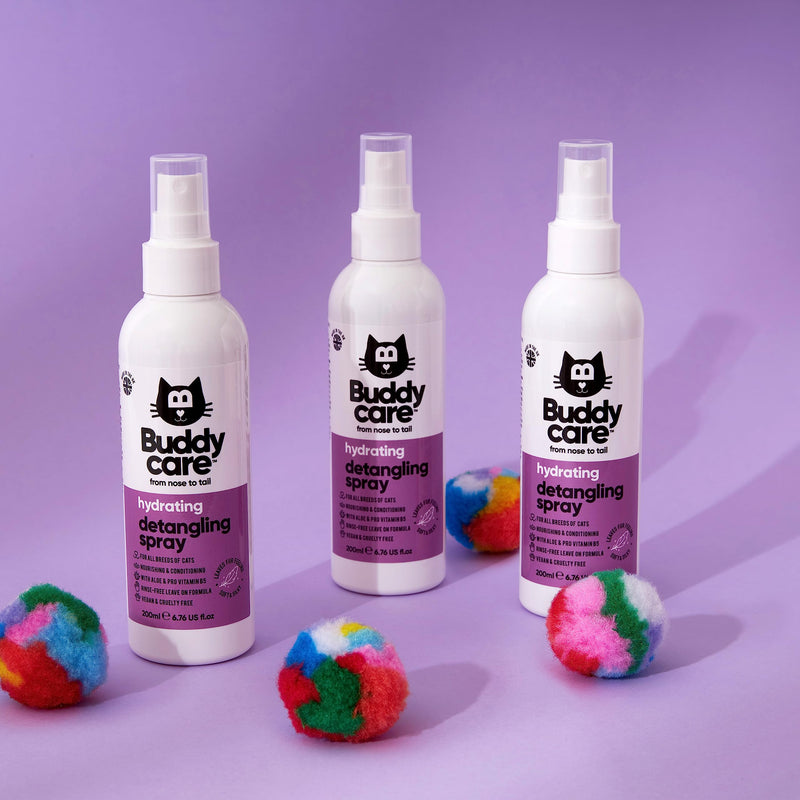 Cat Detangling Spray Easy-to-Use Detangling Spray for Cats | Rinse-Free Leave On Formula - PawsPlanet Australia