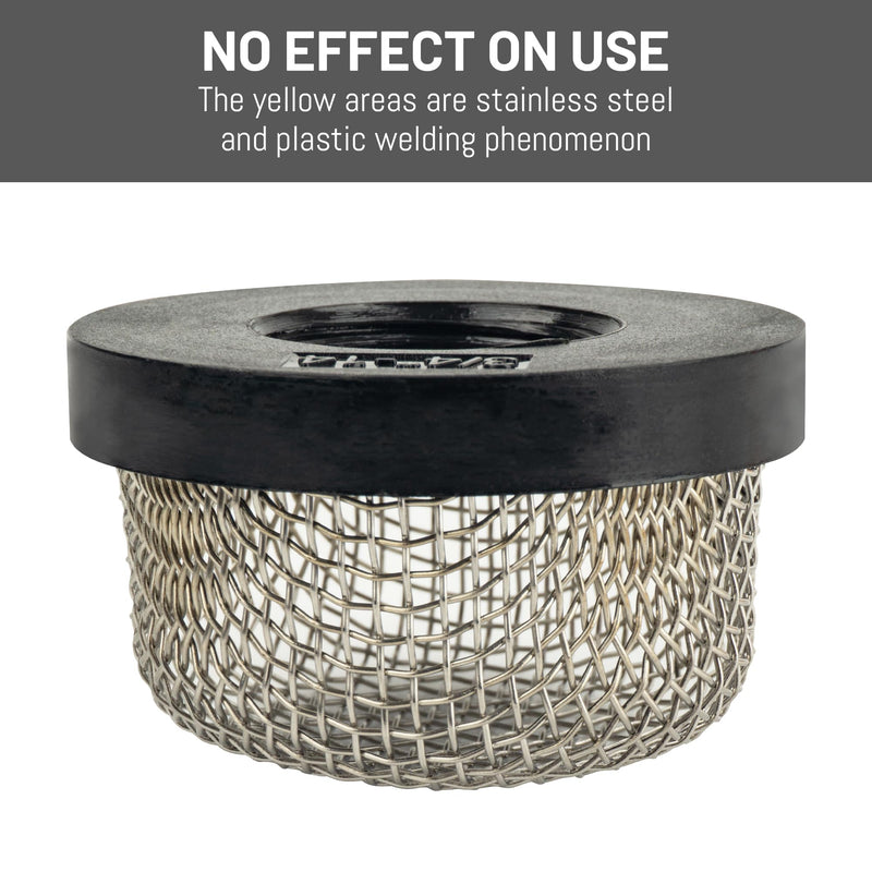 Marine Aerator Screen Strainer Stainless Steel Mesh 3/4Inch -14, Compatible with Livewell Pump Impellers in Aeration System, A/C Water Drain Line, Industrial Plumbing Inline Strainers (1 Pc)