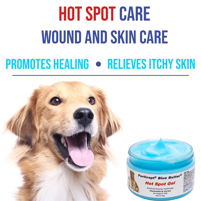 Blue Butter Hot Spot Trteatment Cream 4oz for Dogs and Ear Infection Treatment Drops 2oz for Dogs - PawsPlanet Australia