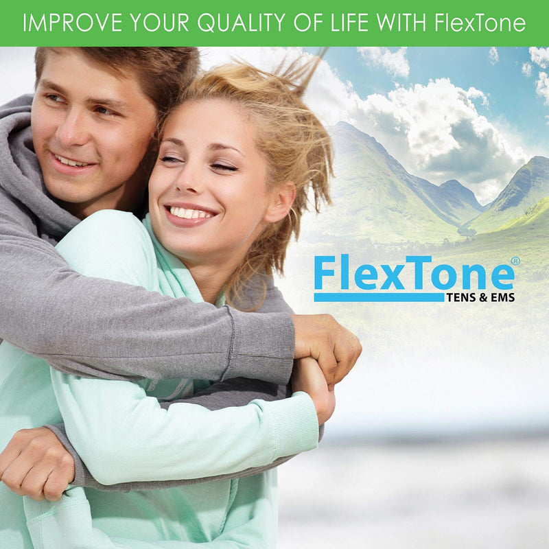 FlexTone TensXtends Conductive Adhesive Gel for Tens Pads - Patented Formula That Will Extend The Life of Your depleted Electrode Pads of Your Tens and EMS Units (2 FL OZ)