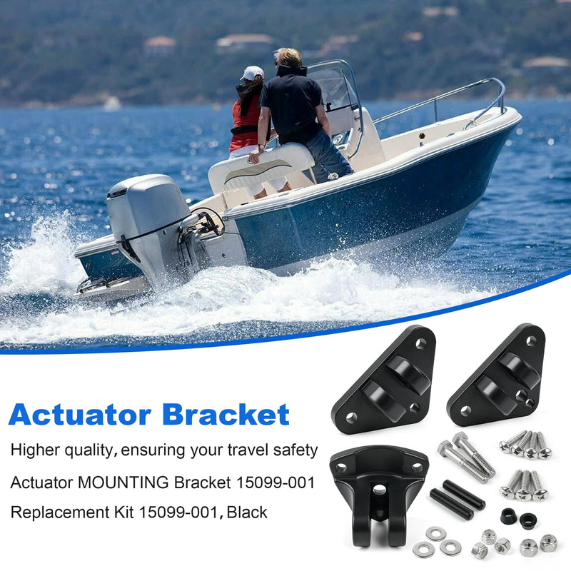 Actuator MOUNTING Bracket 15099-001 Replacement Kit 15099-001, Black