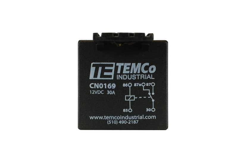 TEMCo Industrial 10 LOT CN0169 12 V 30 Amp Bosch Style S Relay SPDT Automotive 2 Year Warranty