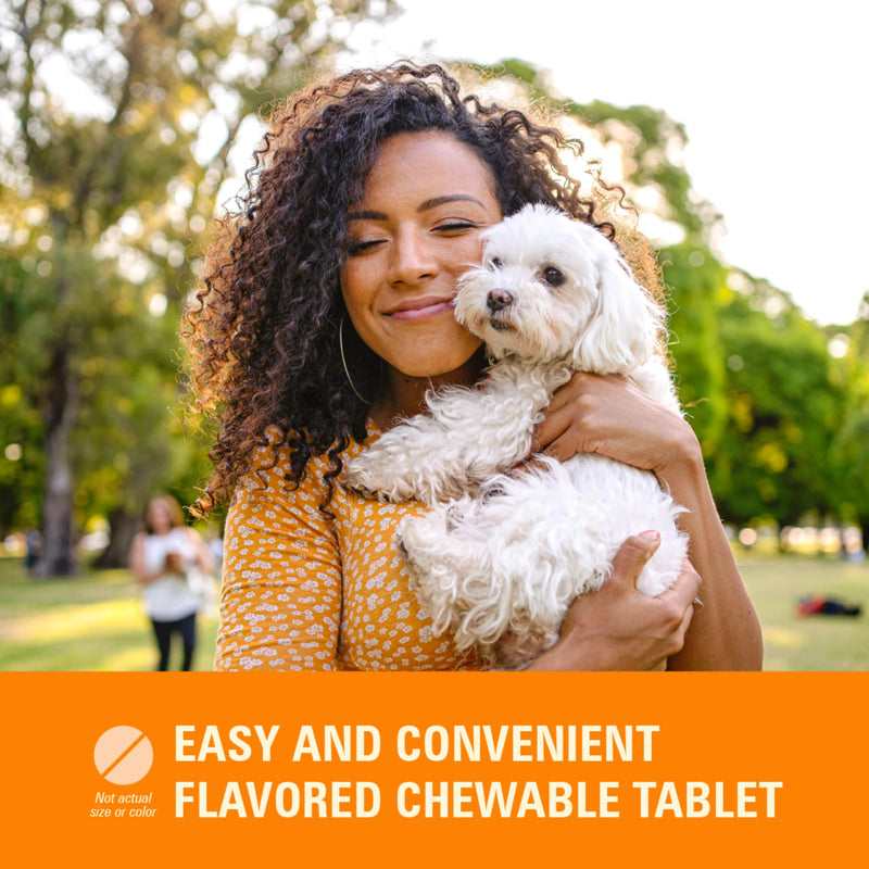 Worm X Plus 7 Way DeWormer for Small Dogs 6-25 lbs (6 Count) + ADVECTA Flea and Tick Prevention for Medium Dogs 11-20 lbs (4 Count) Bundle