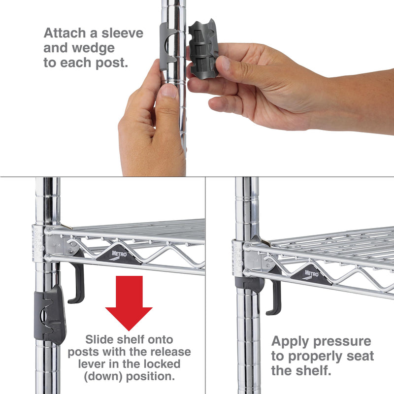 Metro SAKITA2 Replacement Levers/Wedges for Super Adjustable Super Erecta Wire Shelving