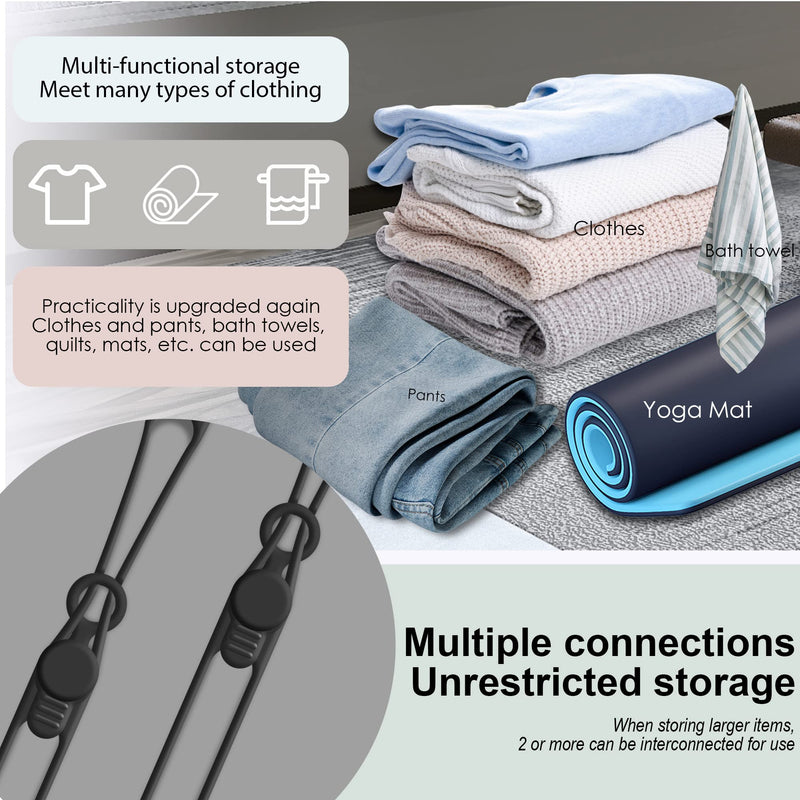 Nearockle 16Pcs Silicone Cable Straps Wire Organizer for Bundling Earphone, Phone Charger, Computer Cords, Reusable Cable Ties Cord Organizer in Home,Office,Kitchen,School(Black) 4.2 Inch Black