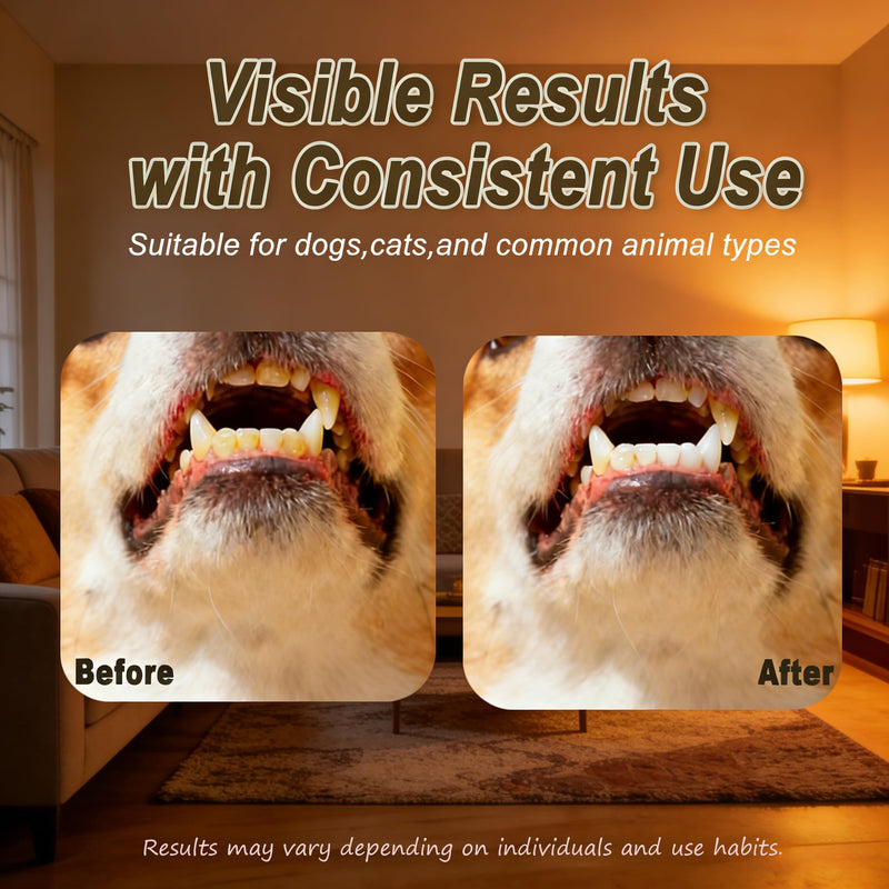 CGO Pet Teeth Cleaning Finger Wipes (50 Count) - Soft Dental Finger Covers for Dogs & Cats - Effectively Removes Plaque & Tartar, Freshens Breath - Alcohol-Free, Non-Irritating Oral Care Routine