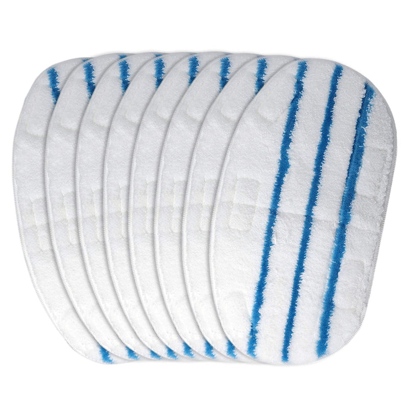 8 Pack Steam Mop Pads for PurSteam ThermaPro 10-in-1 Steam Mop Washable Reusable Pads by Flammi 8 Pack