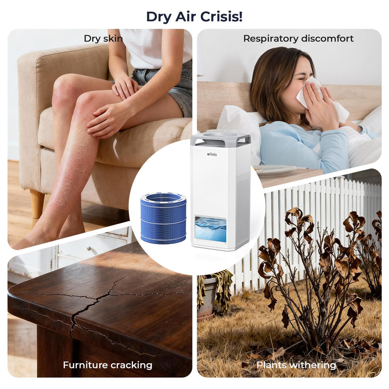 Afloia TEFNUT Replacement Filter Set, Air Purifier and Humidifier Filters