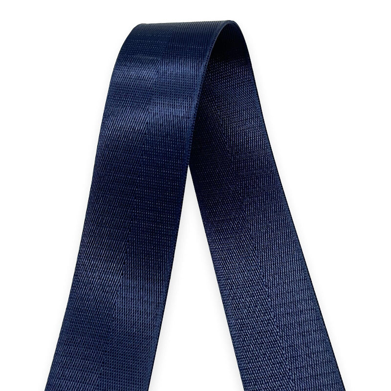 Nylon Webbing Straps 1 1/2 inch 10yards Flat Wide Belting Webbing Straps 3.8cm Handle Canvas Straps for Bags-Lawn Chair-Pet Collars-DIY Crafts Navy Blue