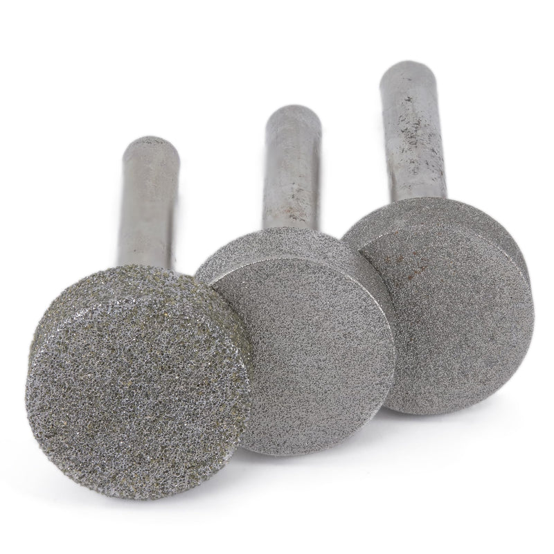 ILOVETOOL Diamond Coated 20 mm Cylinder Cylindrical Mounted Point Grinding Wheel (240 Grit) 240 Grit