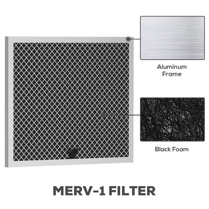 BASEAIRE MERV-1 4Packs for Crawl Space Dehumidifier AirWerx 35P